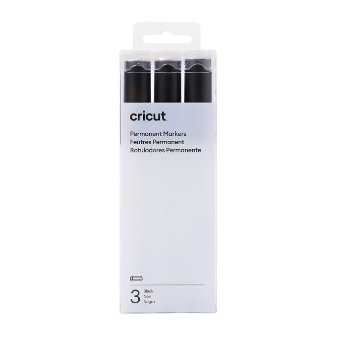 Permanent Markers 2.5 mm, Black (3 ct)