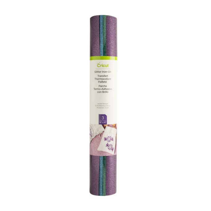 Glitter Iron-On Sampler, Jewel