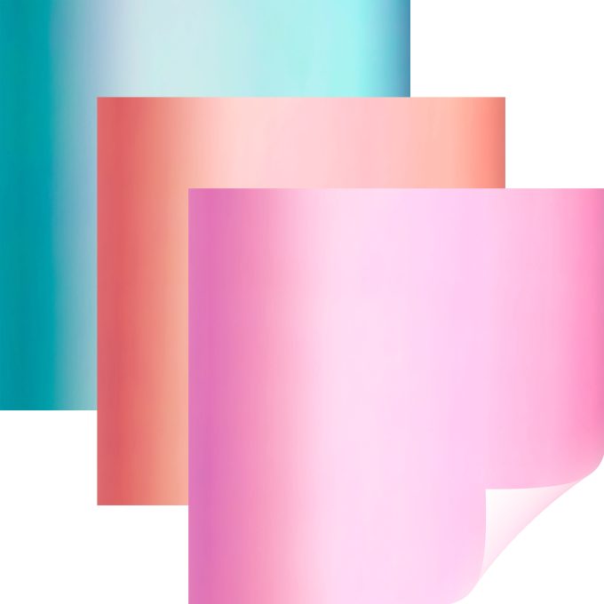 Holographic Sparkle Vinyl Sampler, Neon Riot