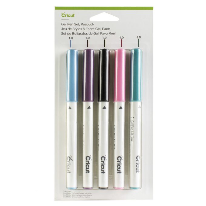 Gel Pen Set, Peacock (5 ct.)