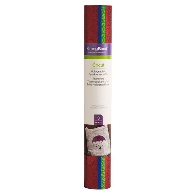 Holographic Sparkle Iron-On Sampler, Primary