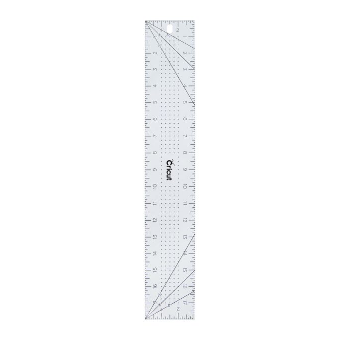Acrylic Ruler, Mint  - 3" x 18"