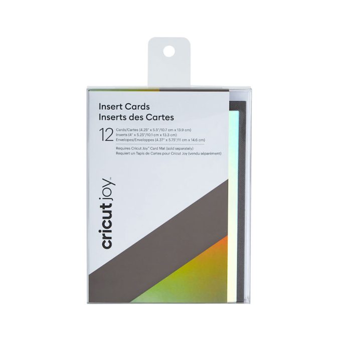 Cricut Joy™ Insert Cards, Gray/Silver Holographic 4.25" x 5.5"