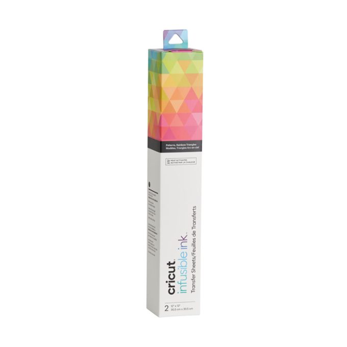 Infusible Ink™ Transfer Sheet Patterns, Rainbow Triangles (2 ct)