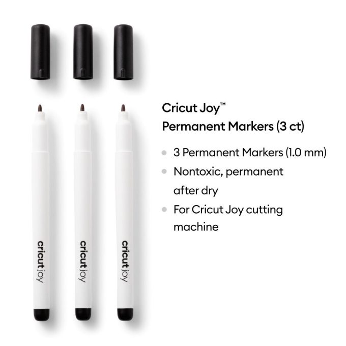 Cricut Joy™ Permanent Markers 1.0 mm, Black (3 ct)