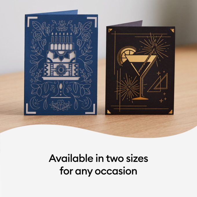 Cricut Joy™ Foil Transfer Insert Cards, Blue Lagoon Sampler - A6