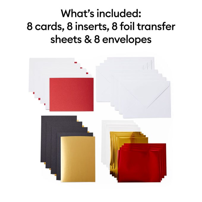 Cricut Joy™ Foil Transfer Insert Cards, Royal Flush - A6