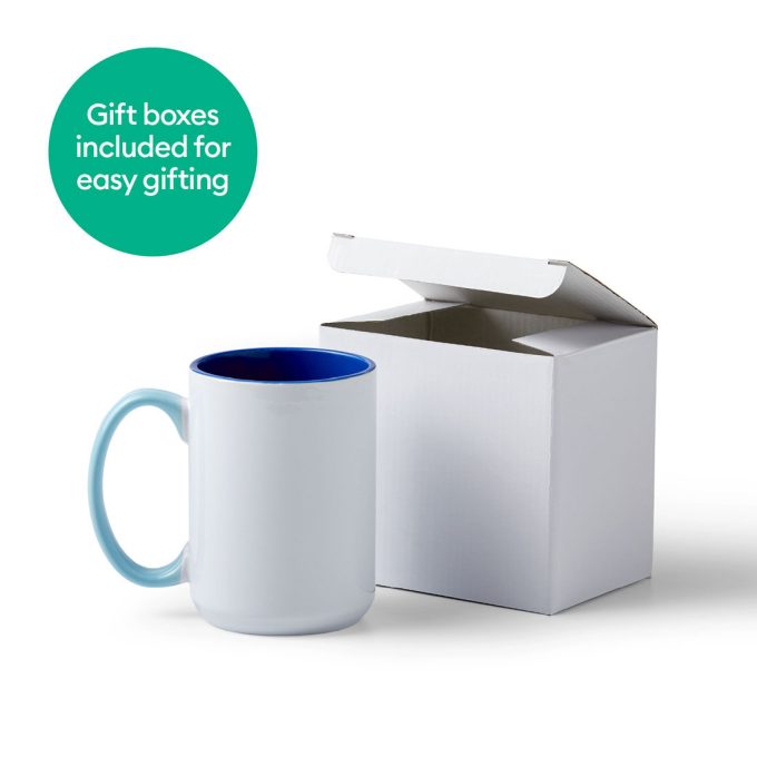 Beveled Ceramic Mug Blank - 15 oz/425 ml (1 ct)