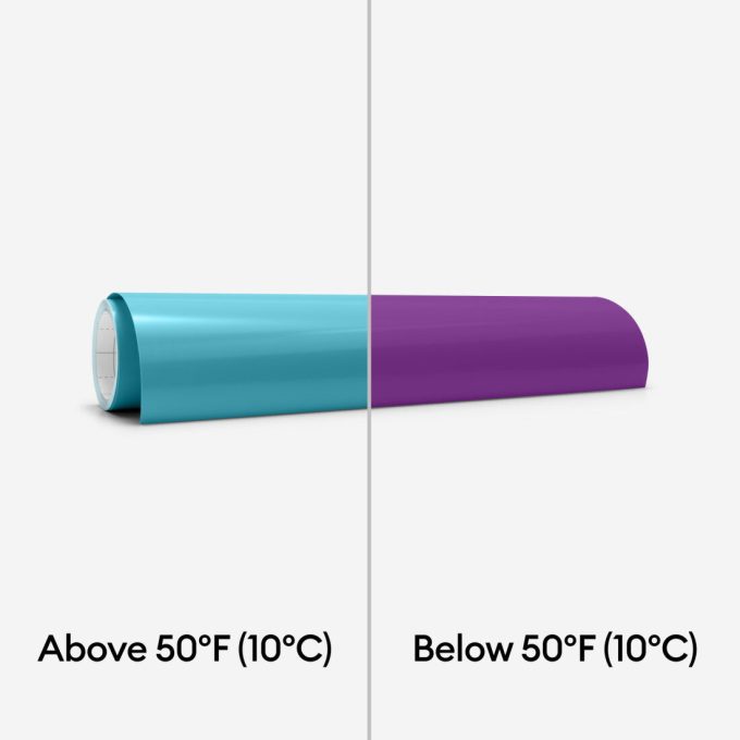 Cold-Activated, Color-Changing Vinyl – Permanent