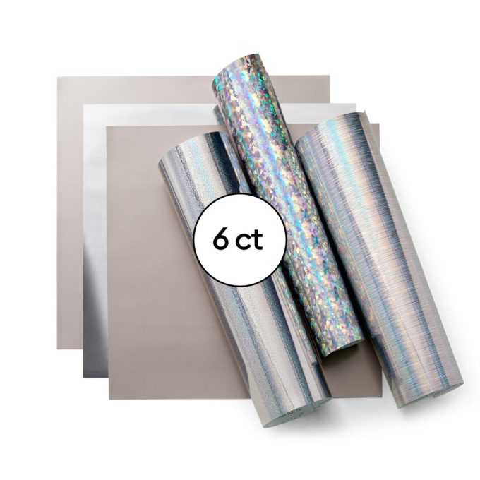 Holographic Vinyl, Silver Sampler - Permanent (6 ct)