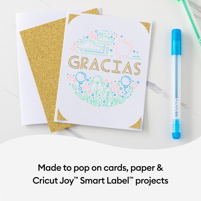 Cricut Joy™ Glitter Gel Pens 0.8 mm, Neon (3 ct)
