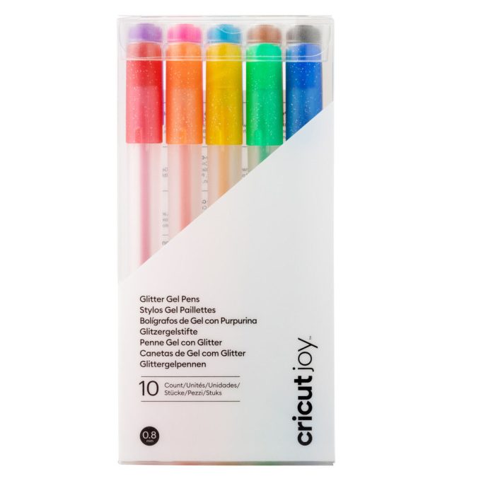 Cricut Joy™ Glitter Gel Pens 0.8 mm, Rainbow (10 ct)