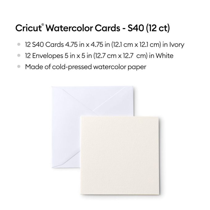 Watercolor Cards – S40 (12 ct)
