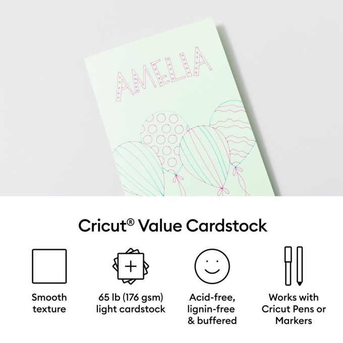 Value Cardstock, Pastels Sampler - 8.5 in x 11 in (80 ct)