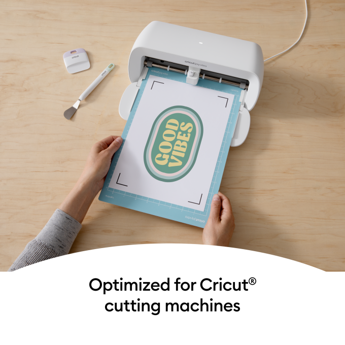 Cricut® Printable Iron-On For Light Fabrics - 8.5 in x 11 in (20 ct)