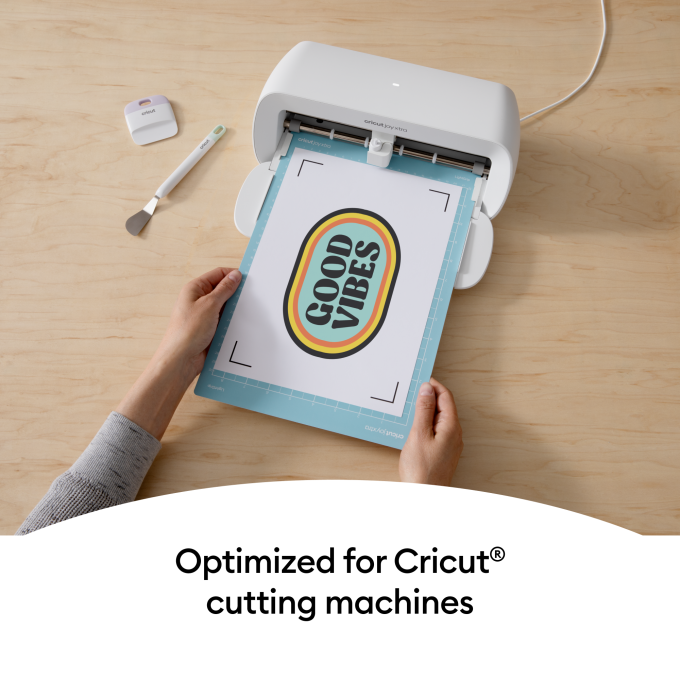 Cricut® Printable Iron-On For Dark Fabrics - 8.5 in x 11 in (10 ct)
