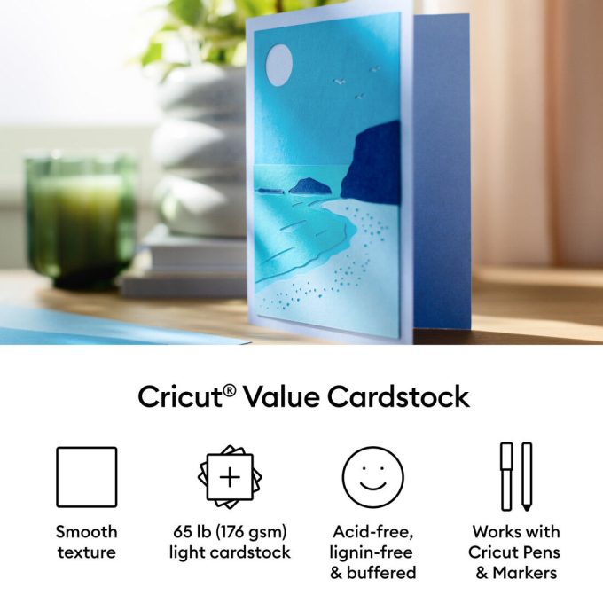 Value Cardstock, Ocean Sampler - 8.5 in x 11 in (80 ct)