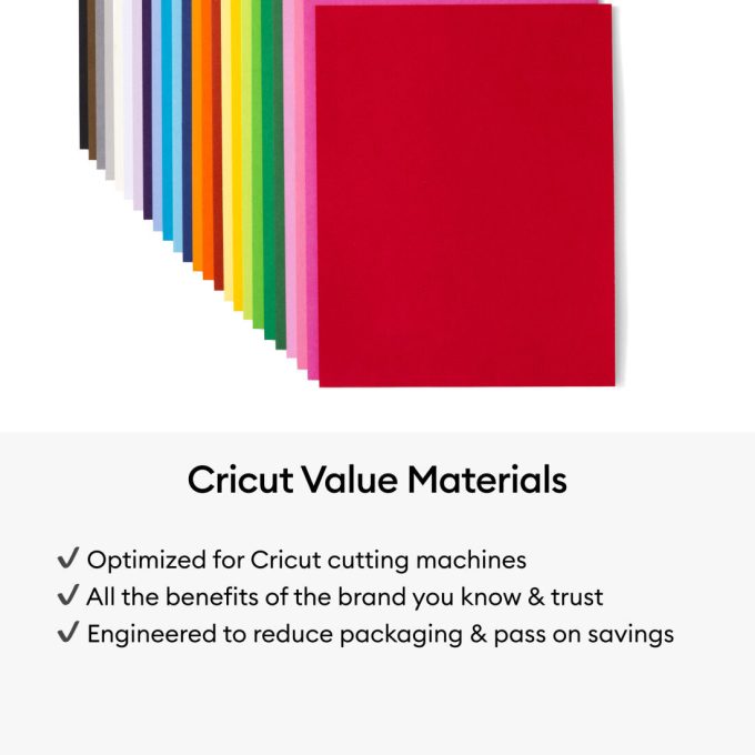 Value Cardstock, Rainbow Sampler - 8.5 in x 11 in (125 ct)