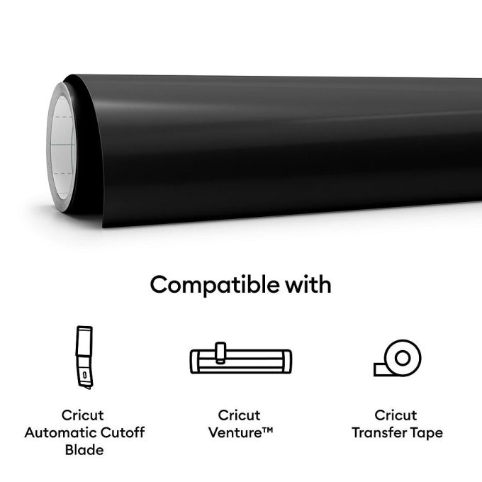 Smart Vinyl - Permanent, Black 21 ft
