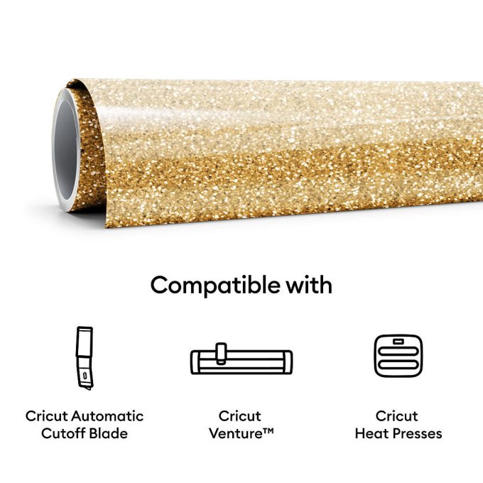 Smart Iron-On™ Glitter (25 in x 5 ft)