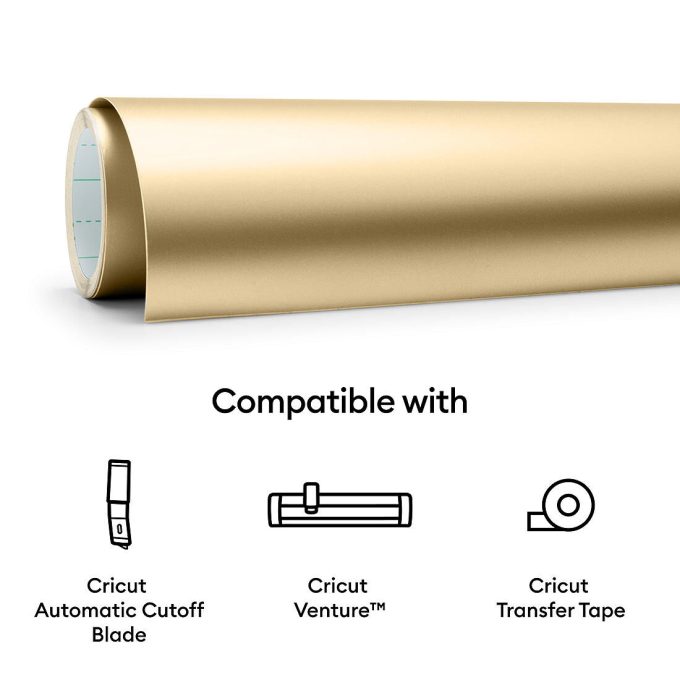 Smart Vinyl™ Matte Metallic – Permanent (25 in x 5 ft)