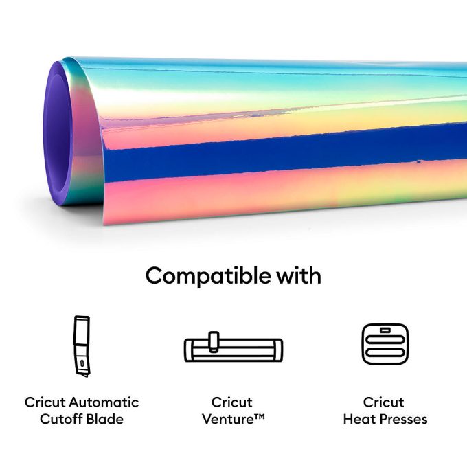 Smart Iron-On™ Holographic (25 in x 12 ft)