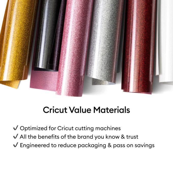 Value Glitter Iron-On, Party Sampler - 10 in x 12 in (6 ct)