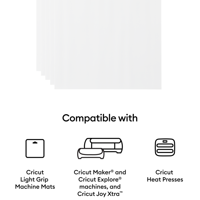 Cricut® Printable Iron-On For Dark Fabrics - 8.5 in x 11 in (10 ct)